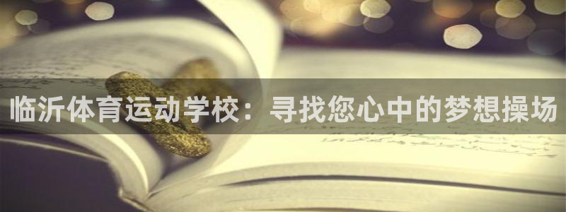 球客岛：临沂体育运动学校：寻找您心中的梦想操场