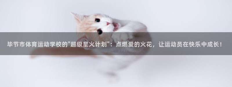 球客岛：毕节市体育运动学校的\